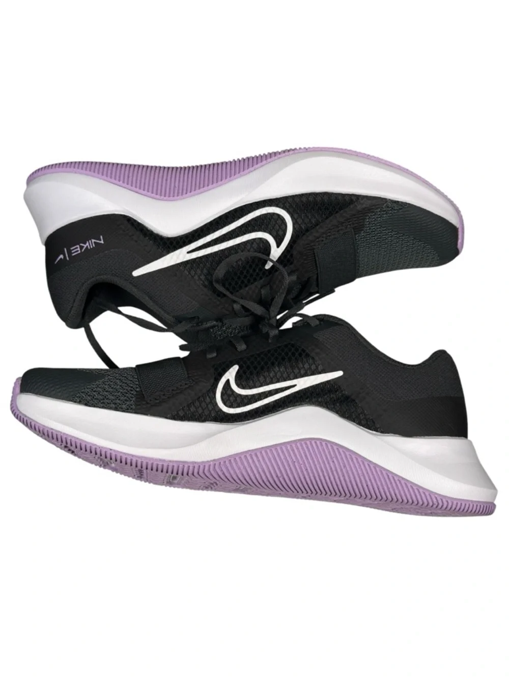 NWOTOB Nike MC Trainer 2 Black Viotech Purple Training Shoes Size 8 - Picture 8 of 9